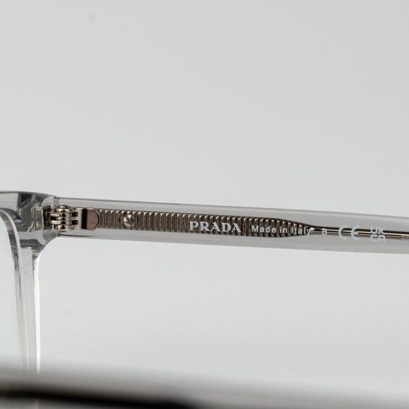 Prada Women Eyeglasses Crystal Grey Square Unisex PR14WV U431O1 BRAND NEW main image 7